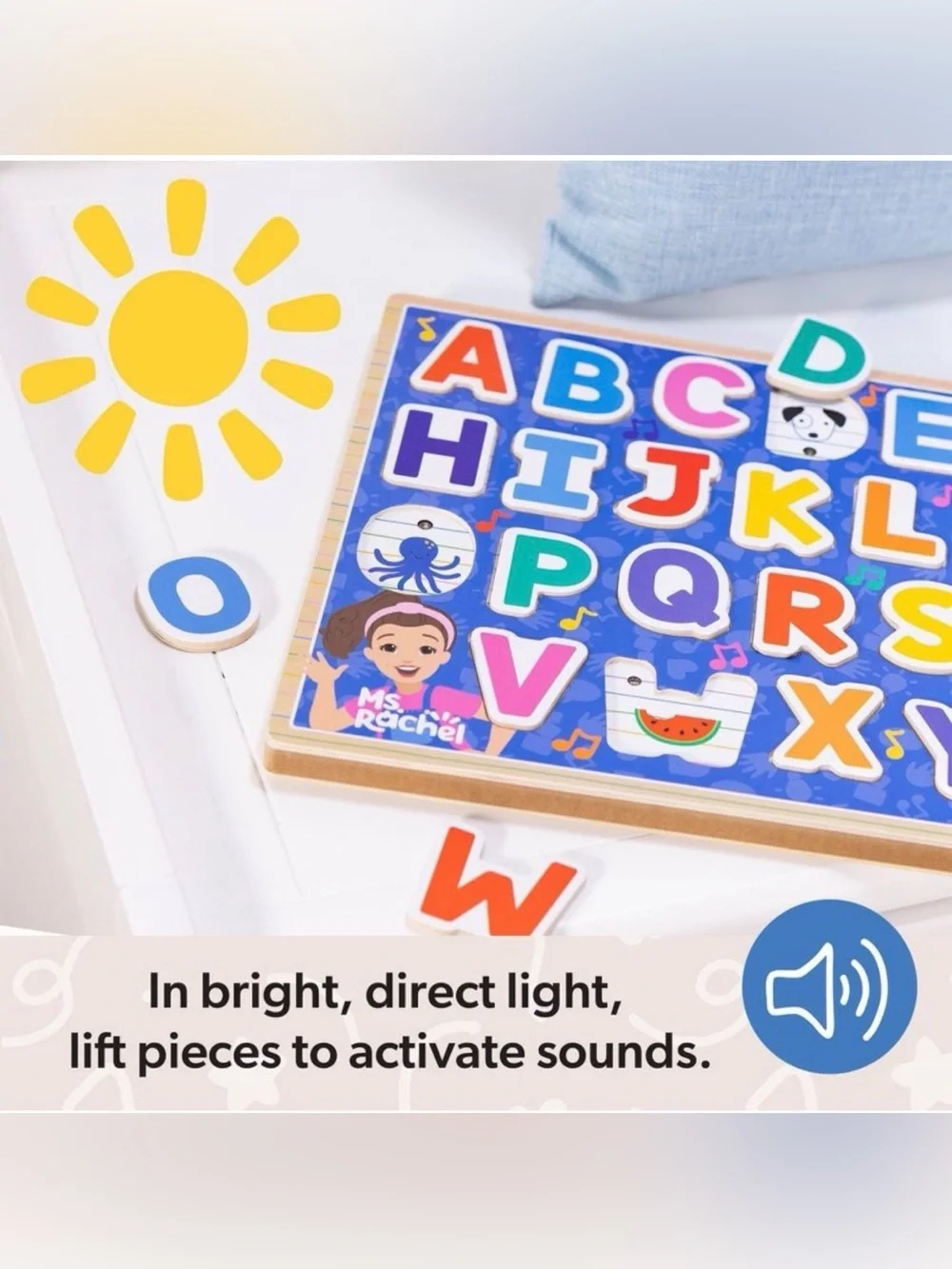 Melissa & Doug® Ms. Rachel™ Wooden Phonics Alphabet Sound Puzzle